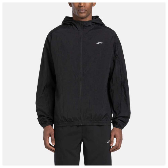 Reebok Ανδρικό αντιανεμικό μπουφάν Running Woven Wind Jacket Reebok Ανδρικό αντιανεμικό μπουφάν Running Woven Wind Jacket